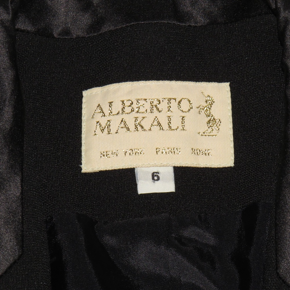Vintage Alberto Makali Gold Hardware Bolero & Vest 2-Piece Set - Picture 10 of 15